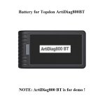 Battery Replacement for Topdon ArtiDiag800BT Scan Tool